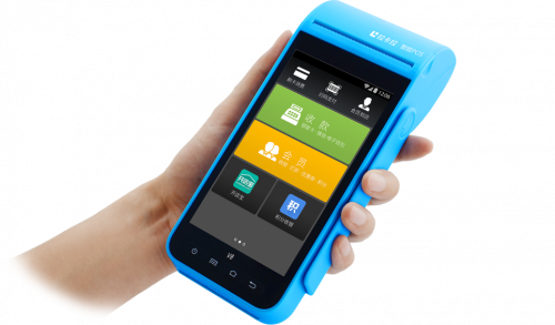 拉卡拉的pos機安全、正規一清機，四成市場份額