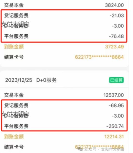 POS機萬55+3元/筆+萬200的平臺服務費，總計萬255+3