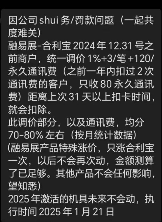 融易展-合利寶2024年12月31號手續(xù)費至萬100+3